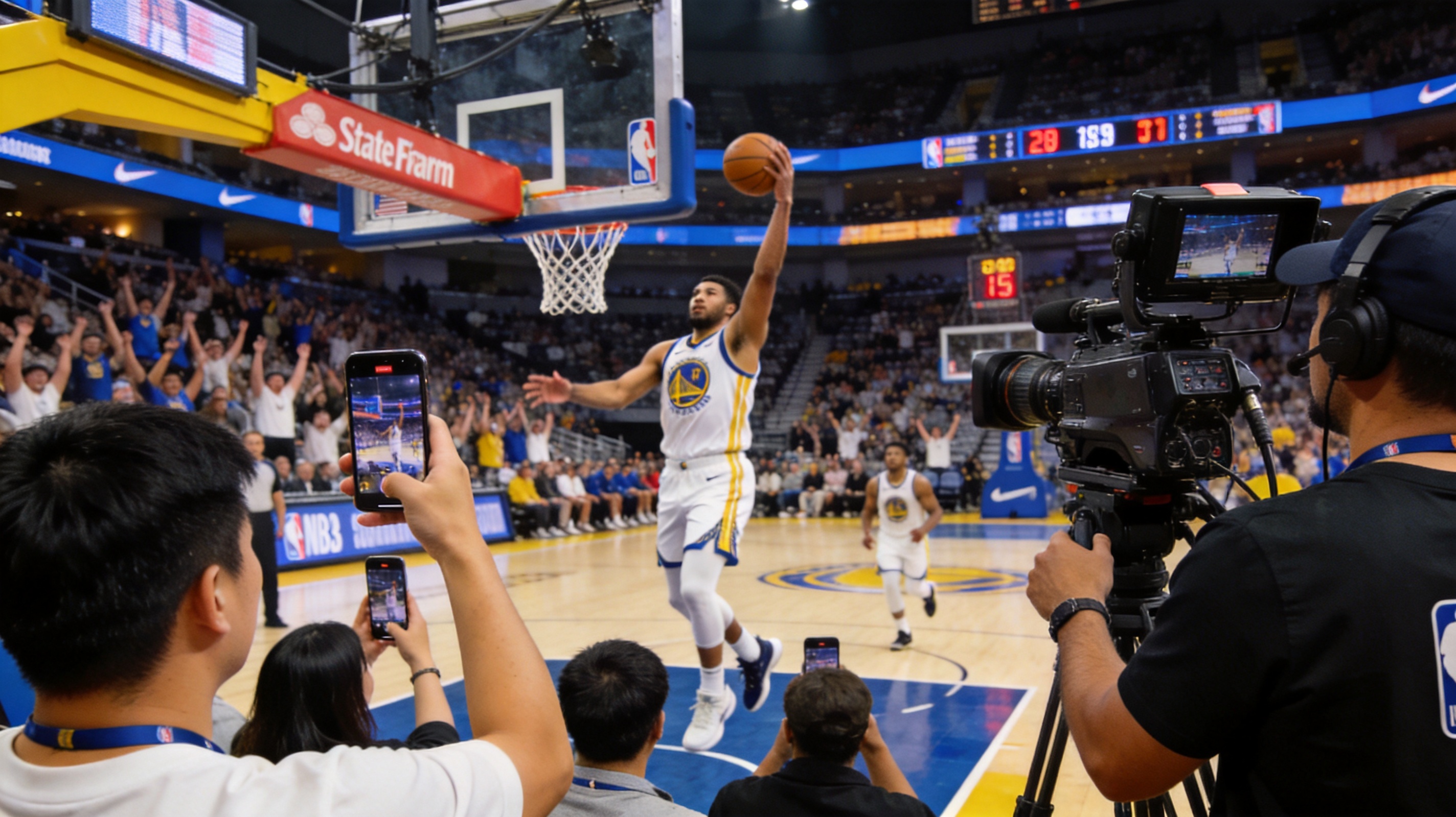 NBA篮球比赛现场